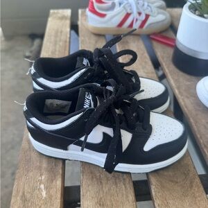 Nike Kids Black and White Sneakers